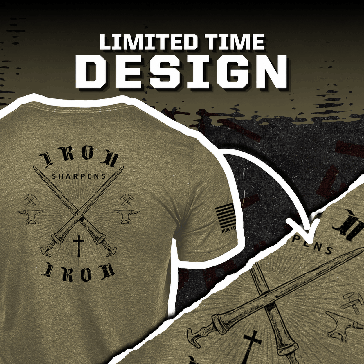 Proverbs 27:17 Iron Sharpens Iron T-Shirt