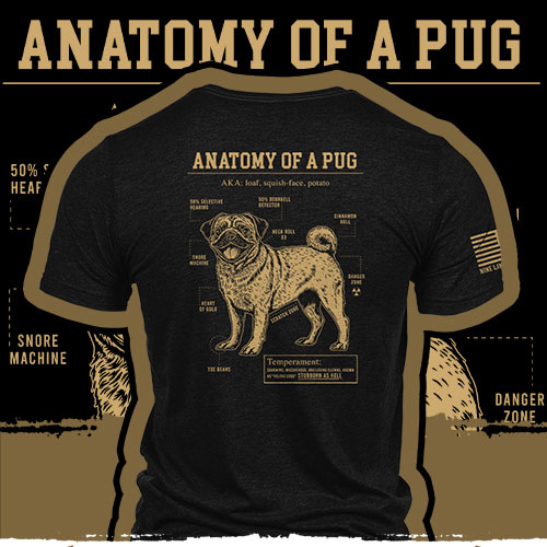 Pug Schematic T-Shirt