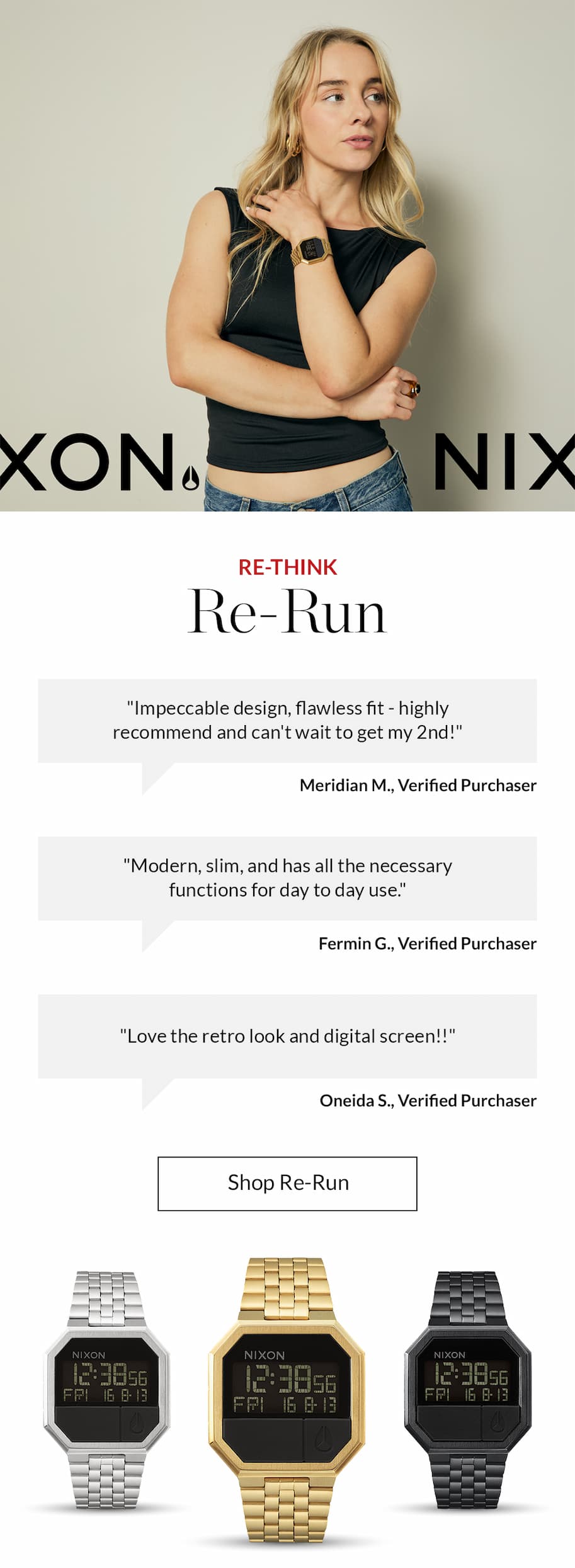 Re-Run - Shop Now