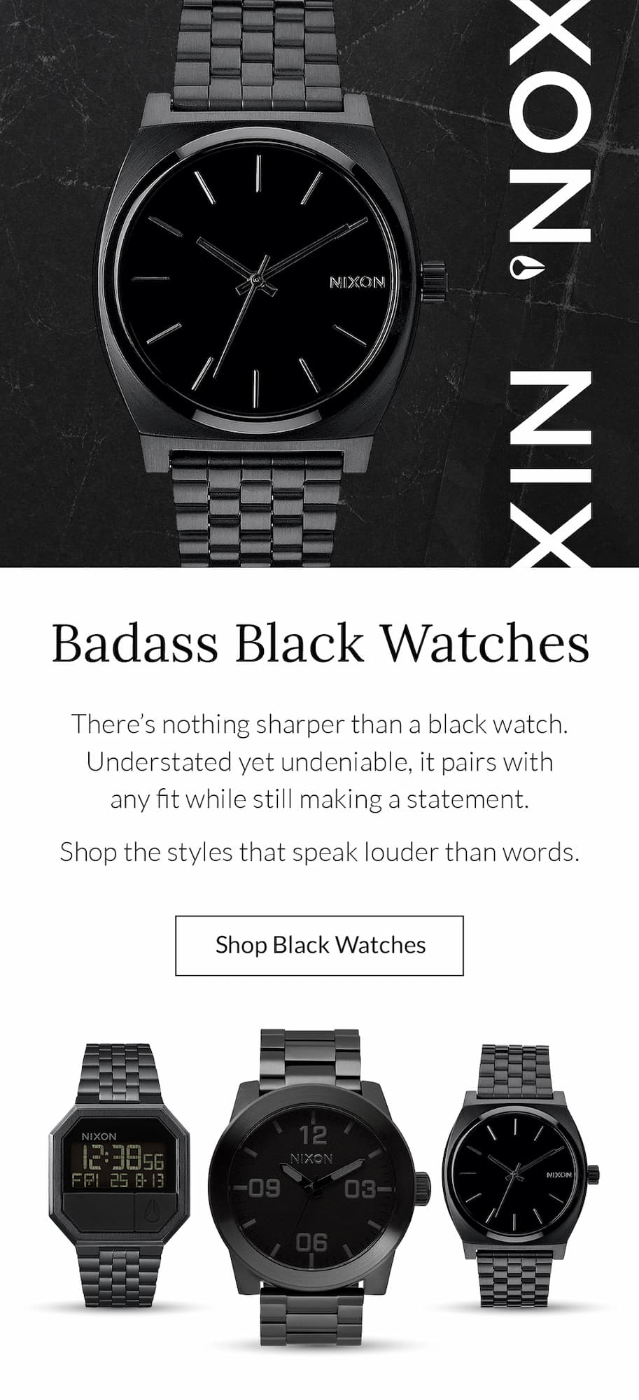 Black Watches - Shop Now