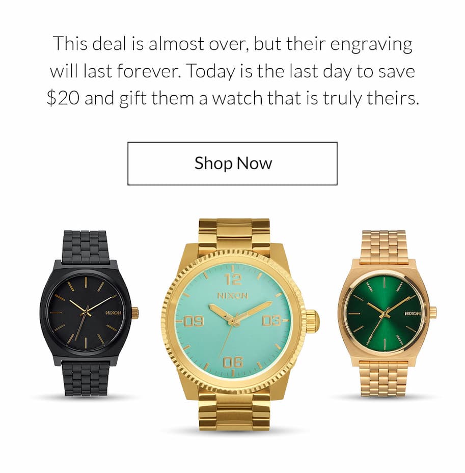 Free Engraving Through 11/7 - Shop Now