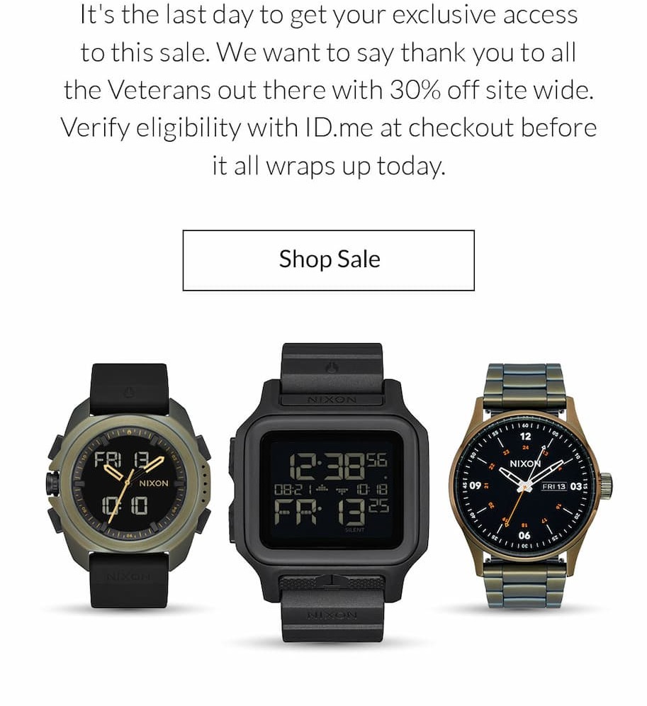 30% Off Sitewide with IDme - Shop Now