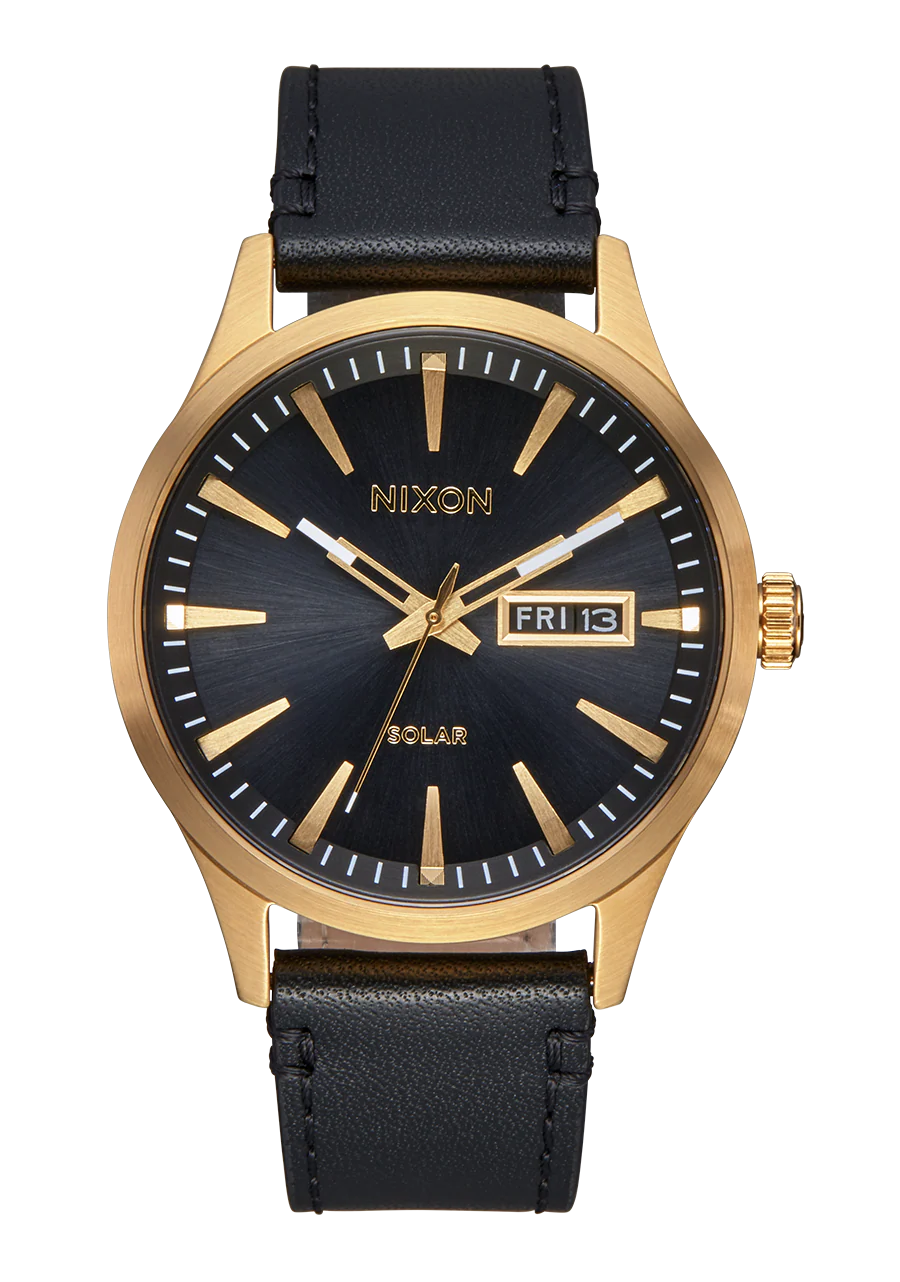 Image of Sentry Solar Leather - All Gold / Black