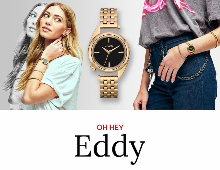 Duality at its finest. Our newest women’s watch, the Eddy, is as beautiful as it is durable. 