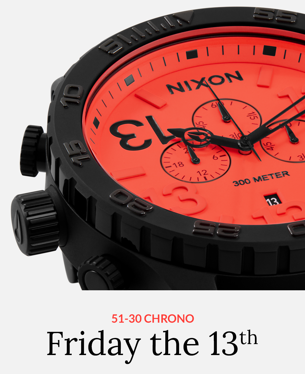 Friday 13th 51-30 Chrono Returns Tomorrow, 2/13 at 13:00 PST