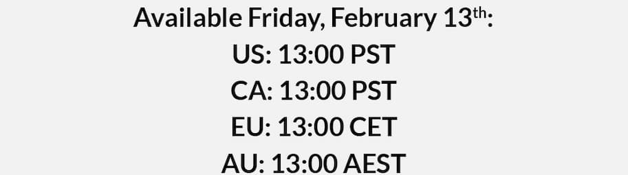 Friday 13th 51-30 Chrono Returns Tomorrow, 2/13 at 13:00 PST