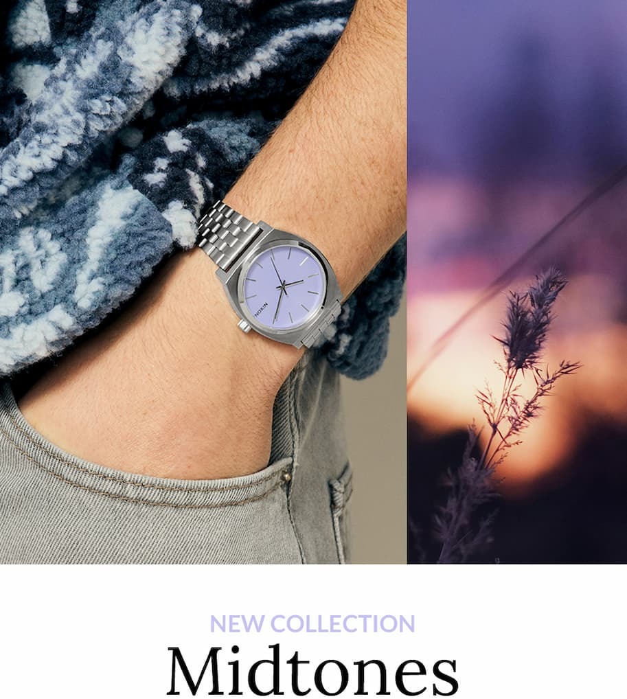 The Midtones collection introduces three new Time Tellers with muted pastel dials for a subtle, every day color. - shop now