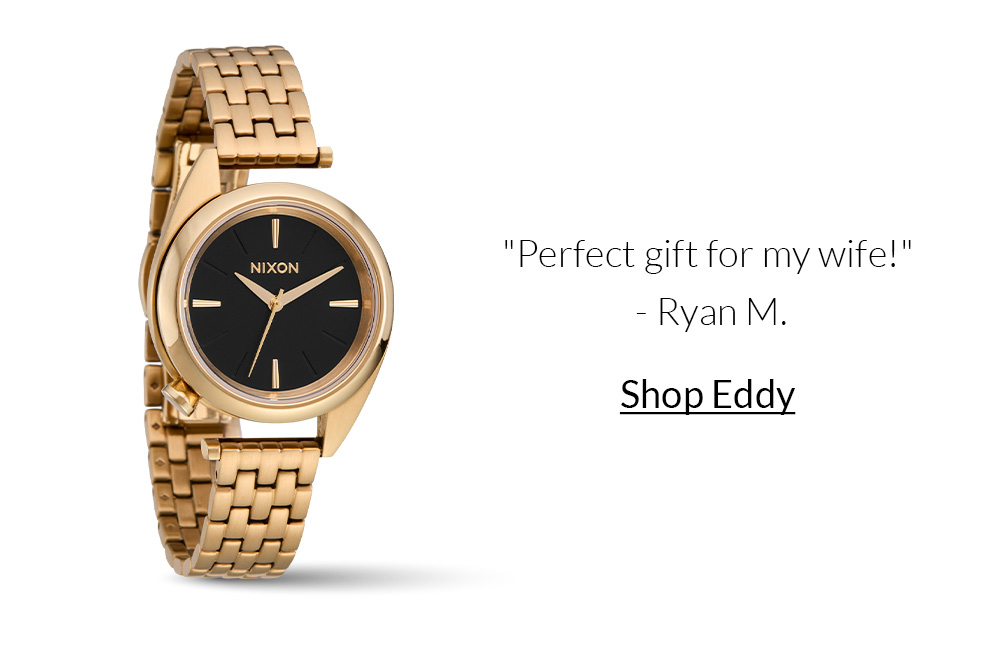 Duality at its finest. Our newest women’s watch, the Eddy, is as beautiful as it is durable. 