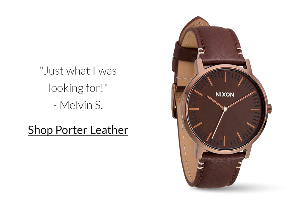 Giving you the first-class experience all the way, the Porter Leather looks as good as it feels—in no particular order. Its sleek profile and sophisticated design sit comfortably in any scenario, in other words, it takes any outfit up to the highest level.