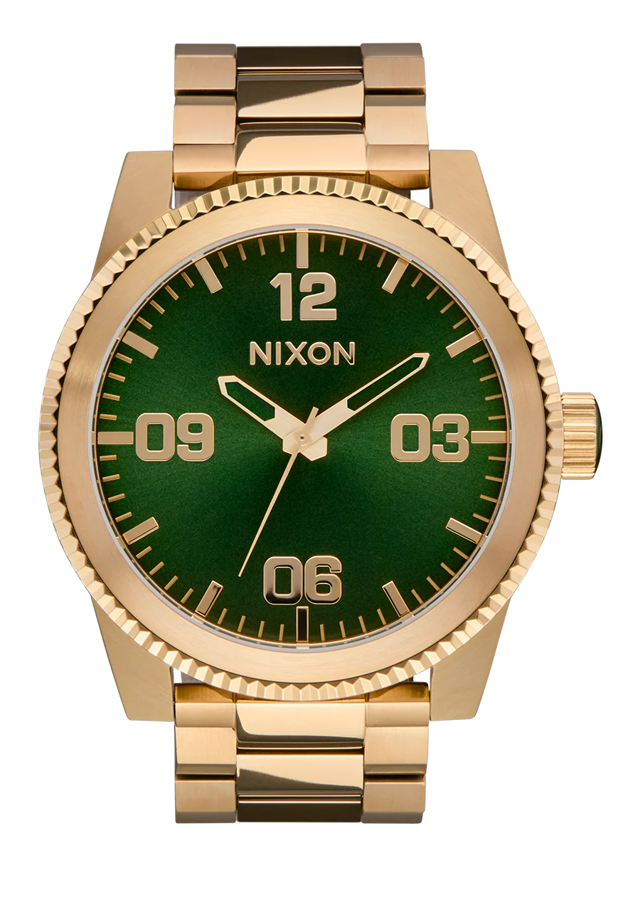 Image of Corporal Stainless Steel - All Gold / Green Sunray