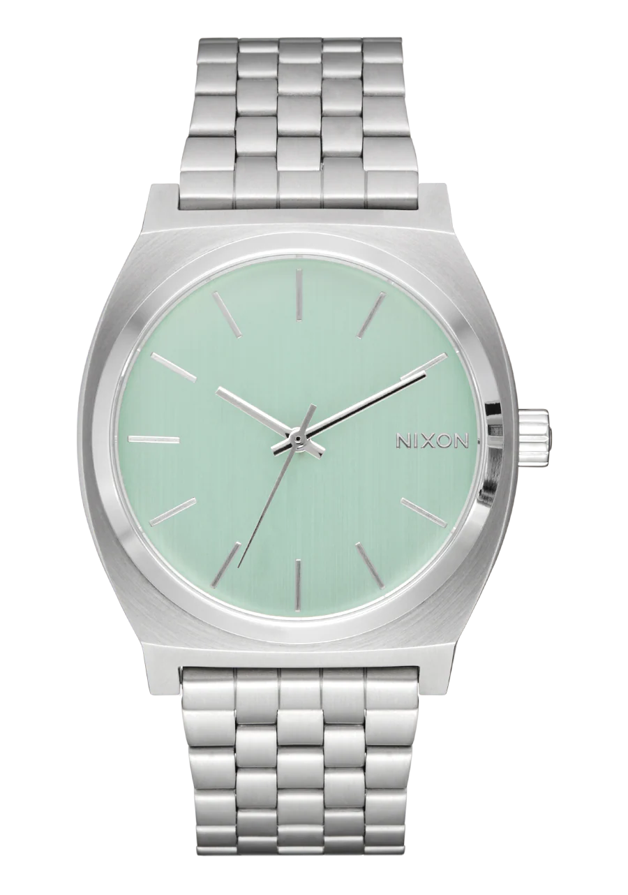 Image of Time Teller - Silver / Pistachio