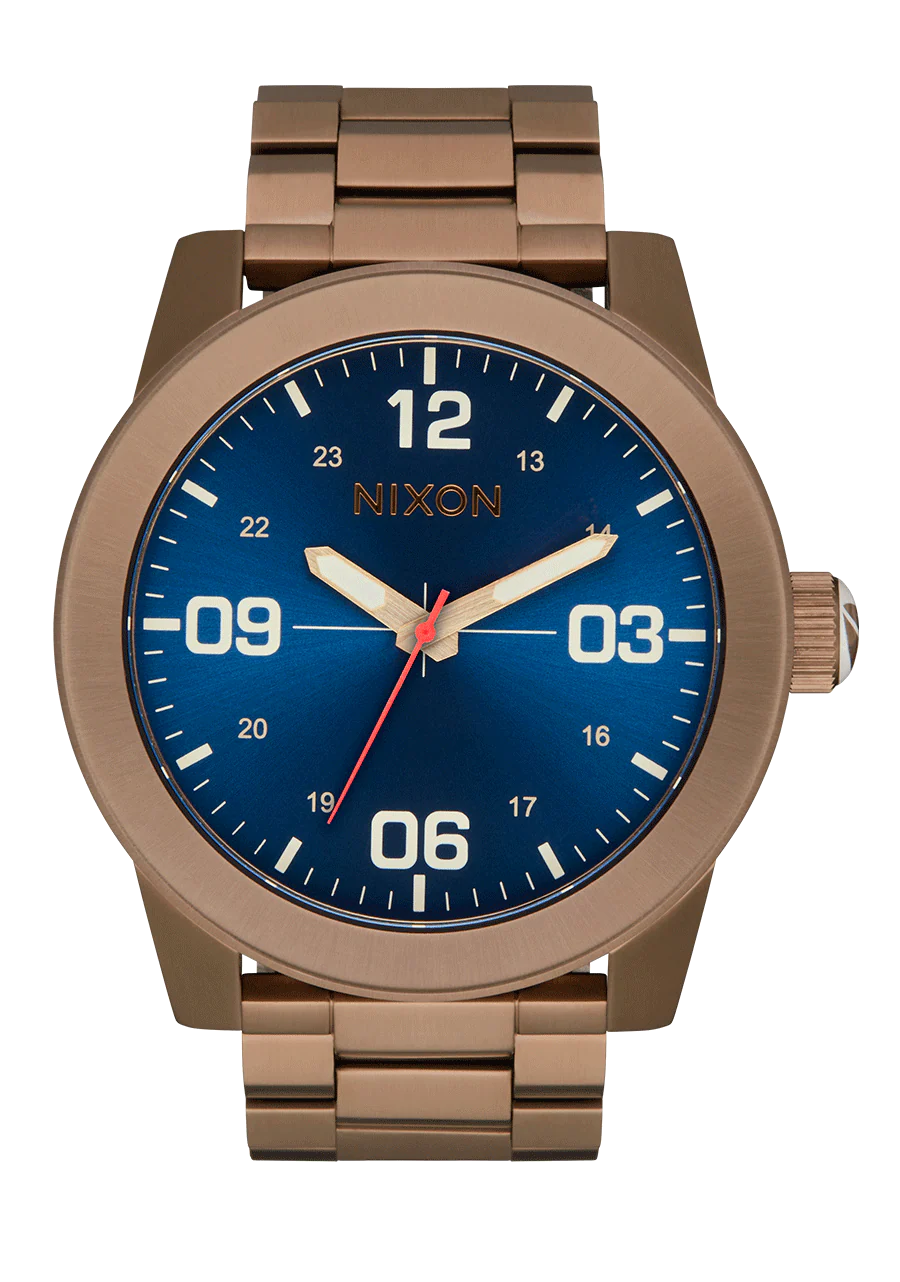 Image of Corporal Stainless Steel - Desert Gold / Arles Blue