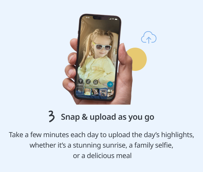 Snap and upload as you go
