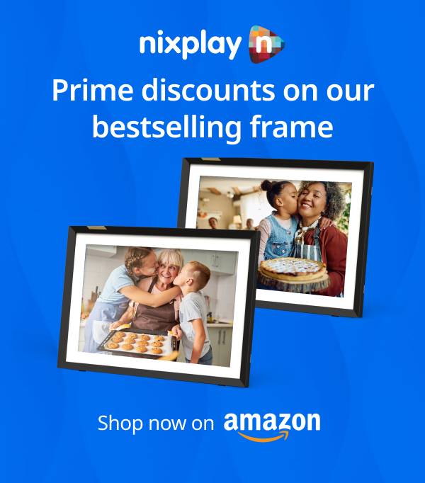 Prime discounts on our bestselling digital frame - shop on Amazon now