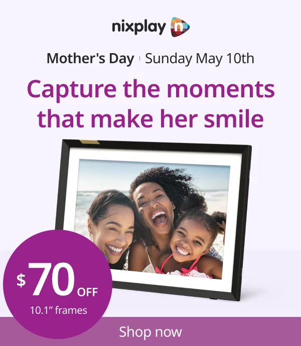 Mother's Day: $70 off 10.1