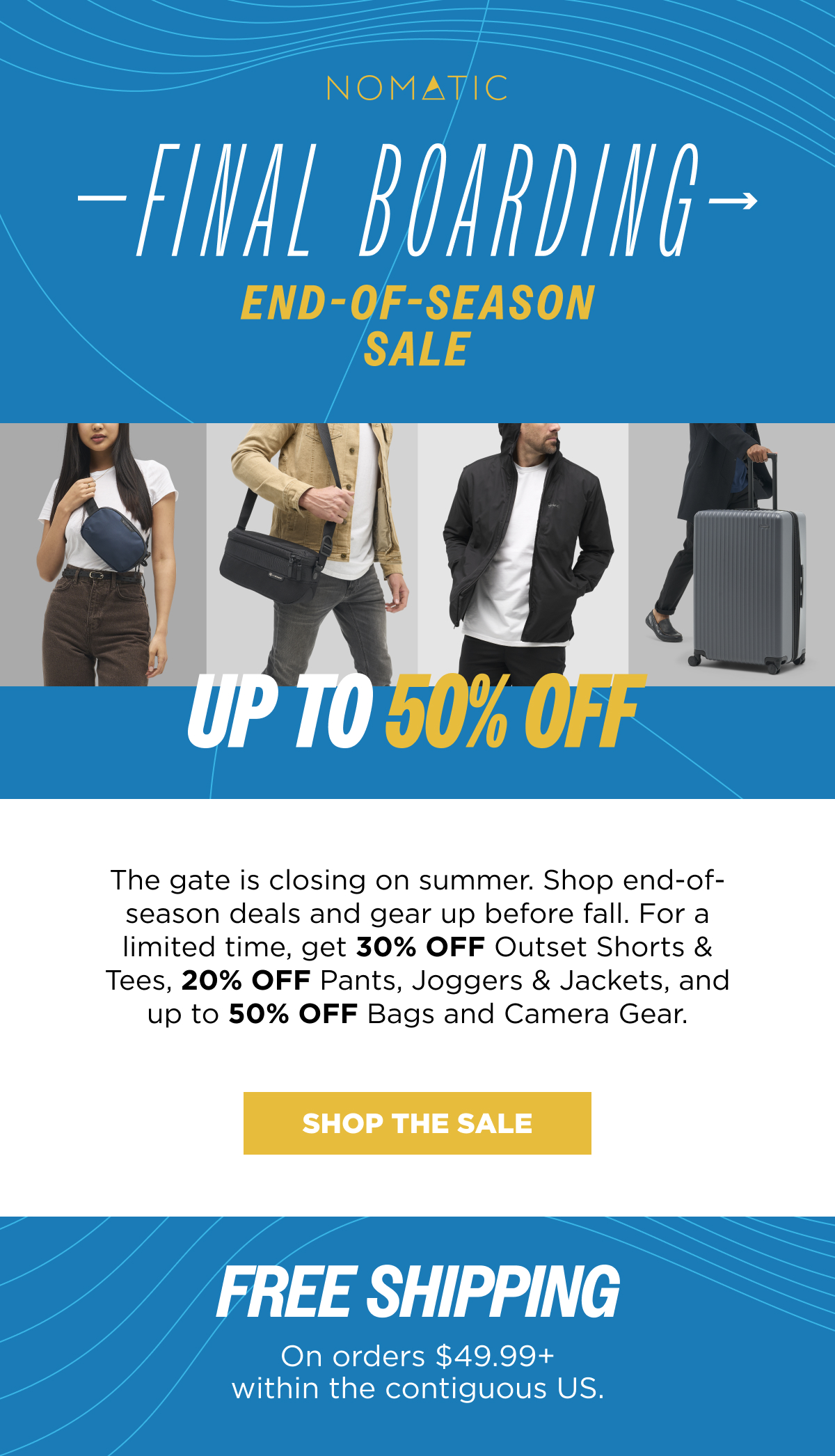 End Of Season Sale - Up To 50% Off