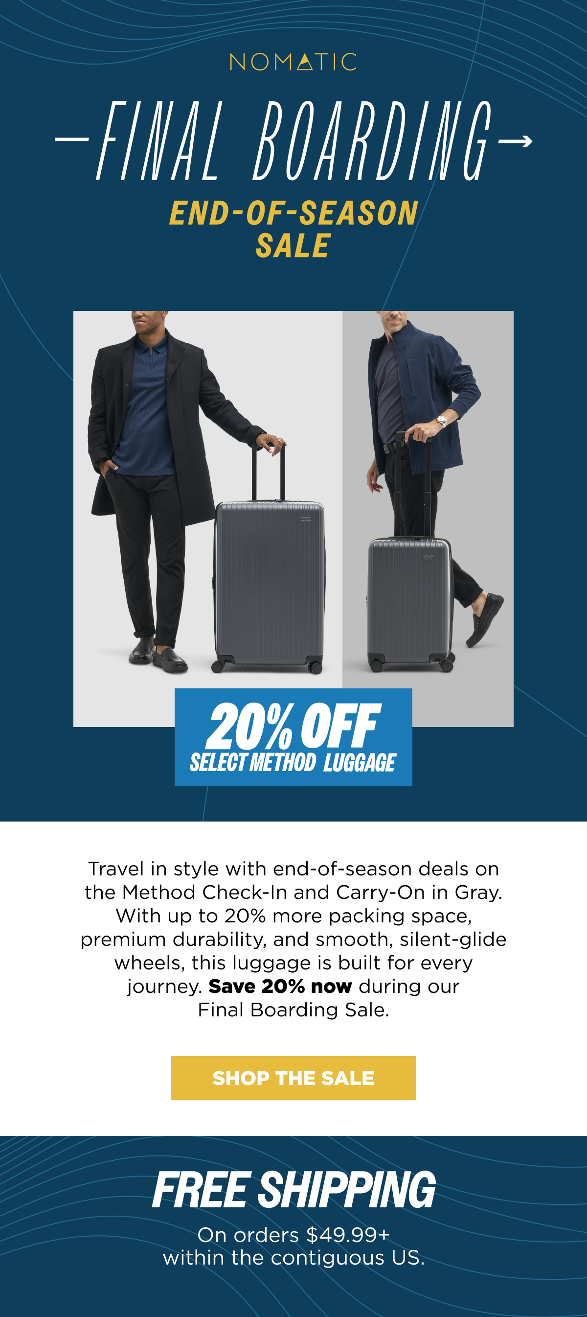 20% Off Method Luggage