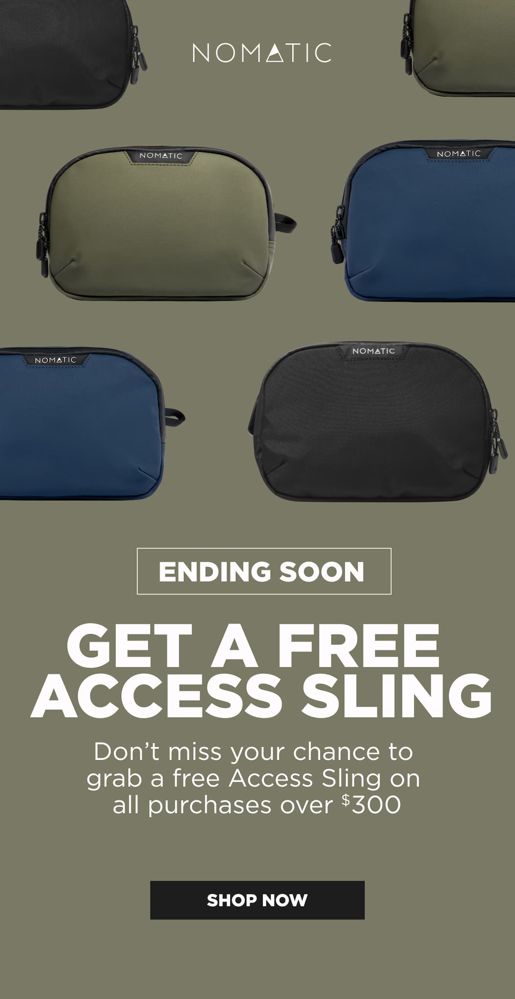 Free Access Sling with purchase for a limited time