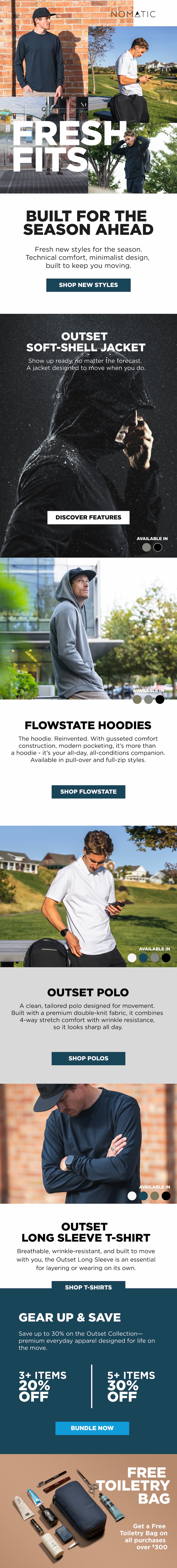 VIP Apparel Drop - Outset Softshell Jacket, Flowstate Hoodie