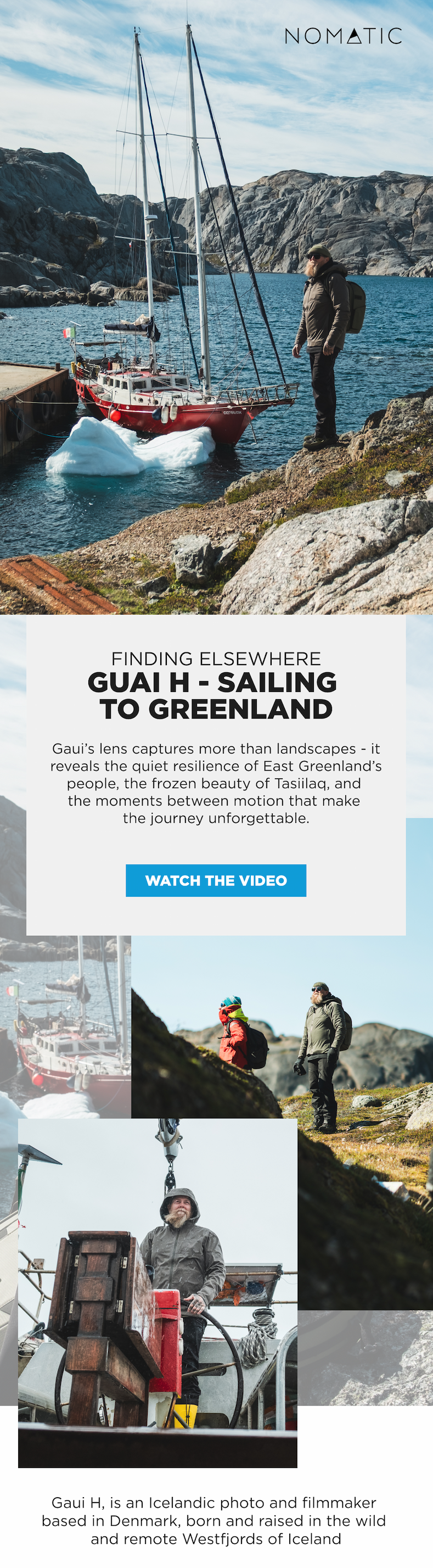 Finding Elsewhere - Gaui H.'s journey along the coast of Greenland.