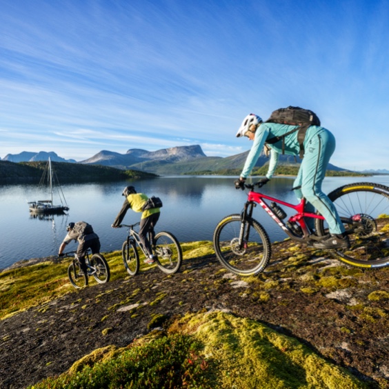 Mountain biking