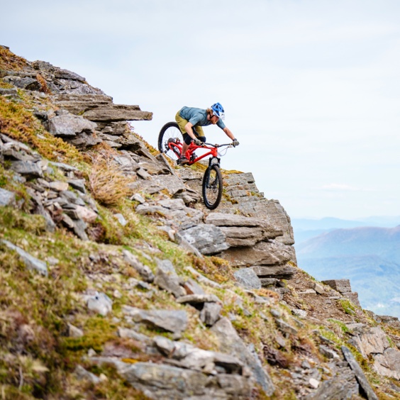 fjørå singeltrack mountain biking