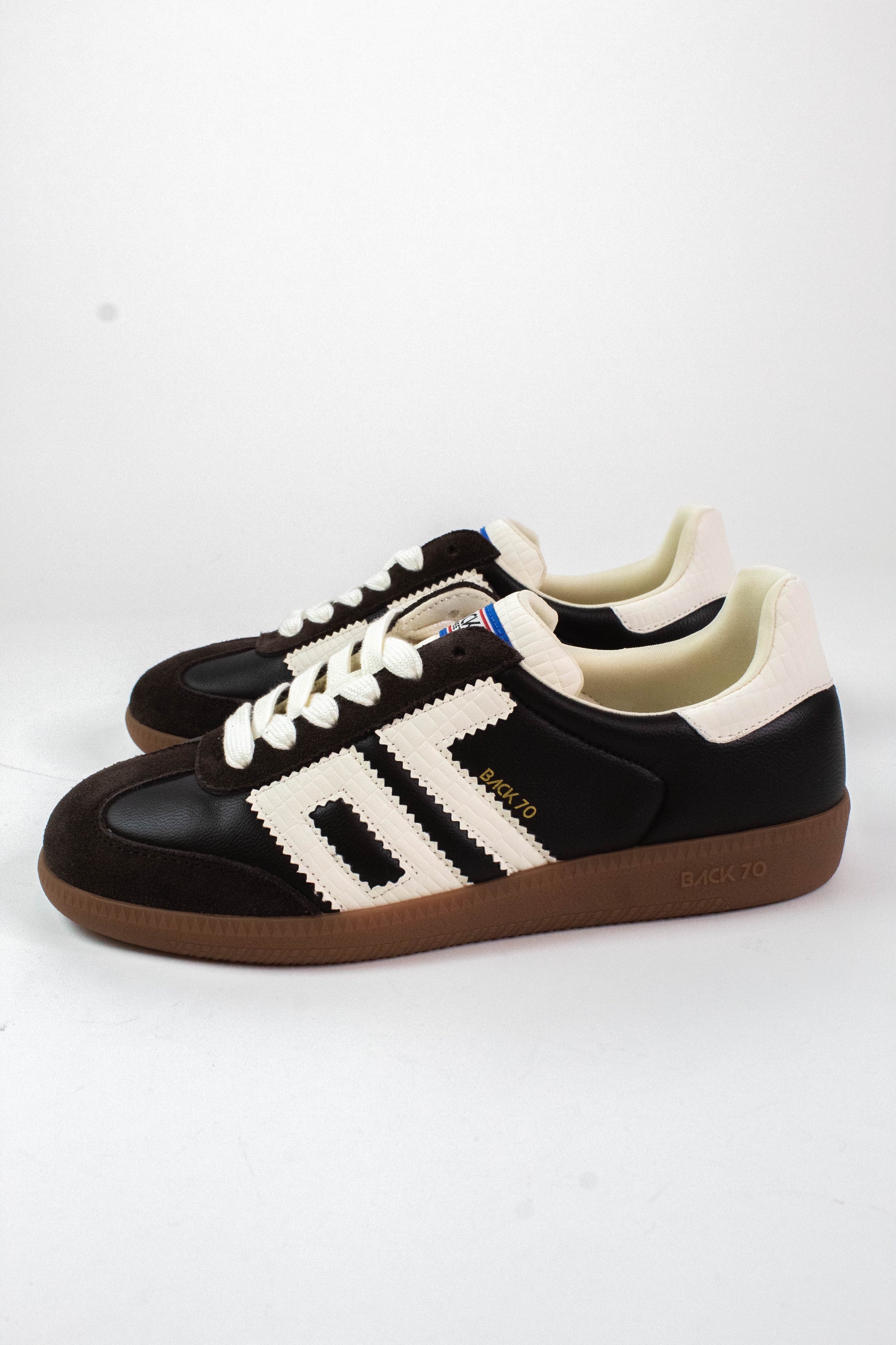 Image of Cloud Vintage Style Sneaker, Coffee Milk | Back 70