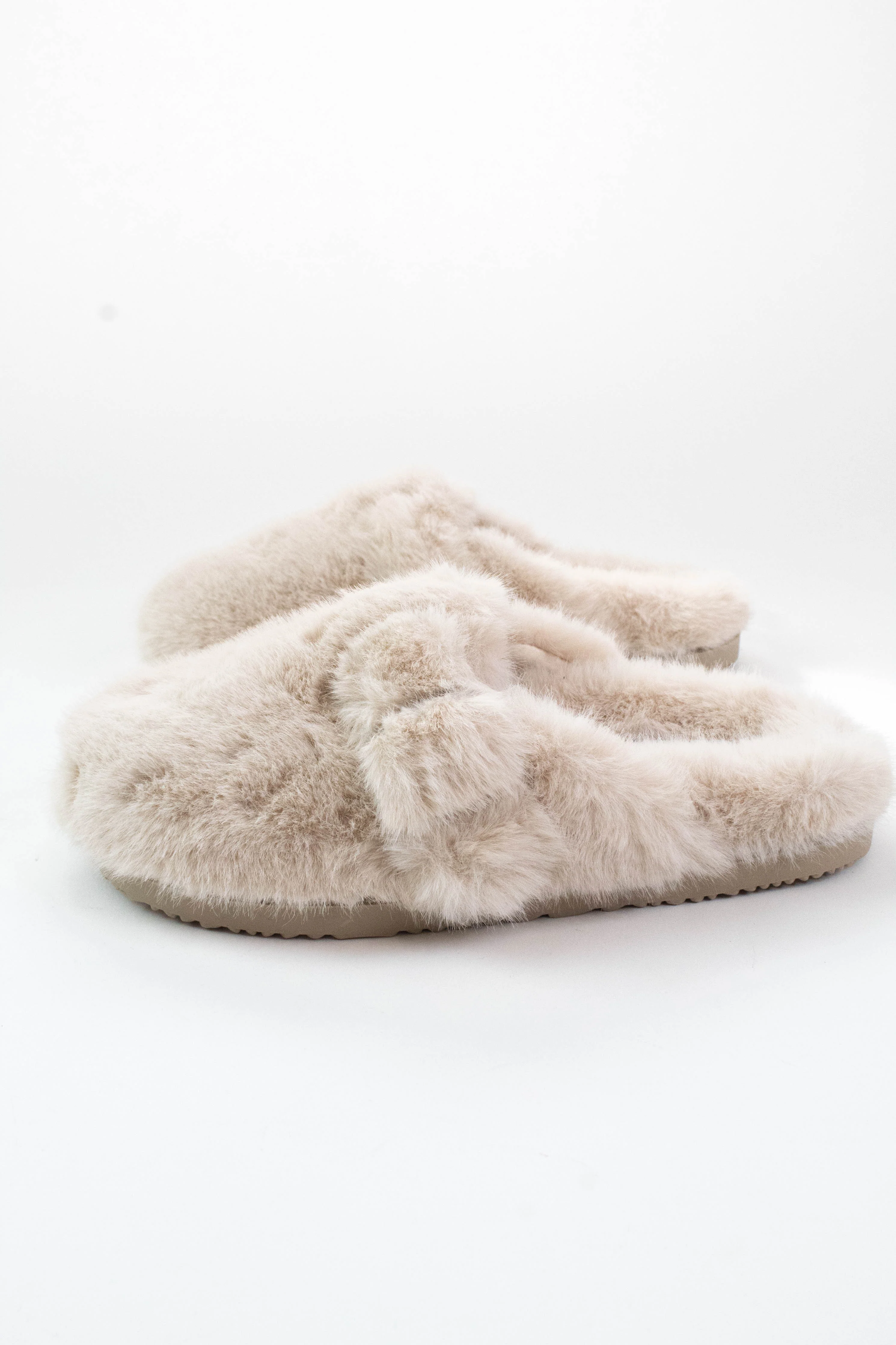 Image of Portland Fuzzy Slipper, Natural | Beach by Matisse