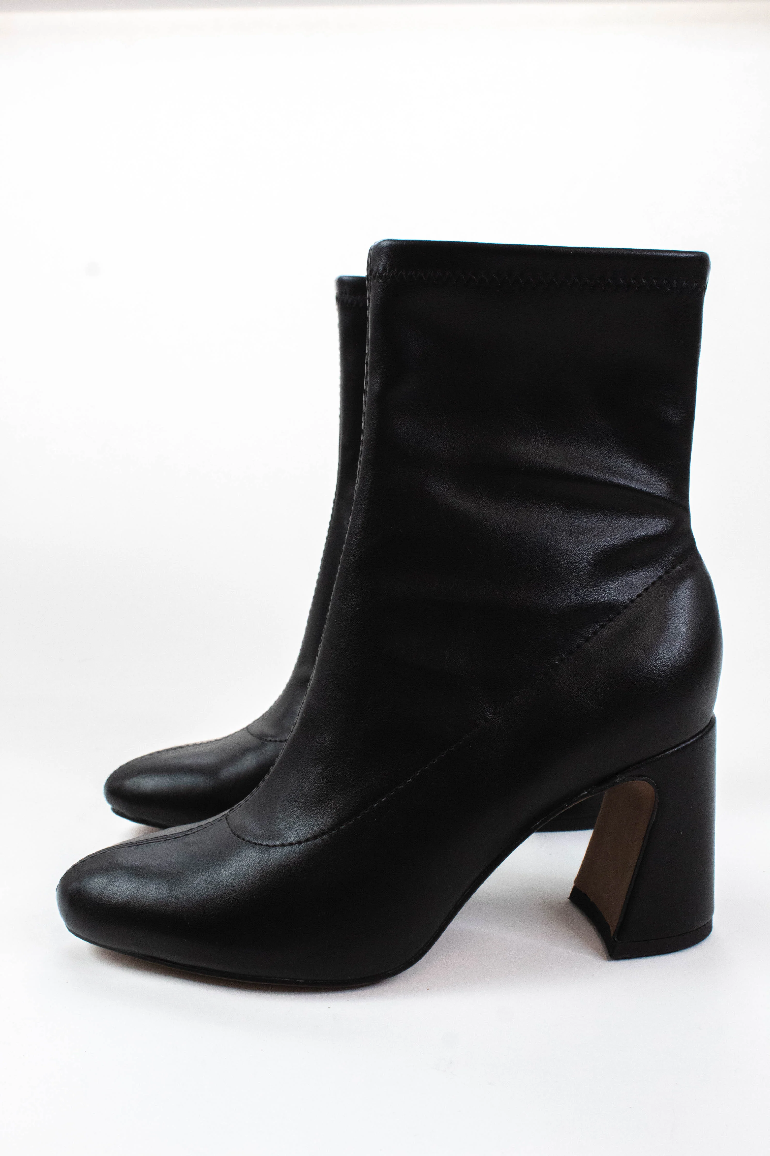 Image of Thiva Block Heel Dress Bootie, Black