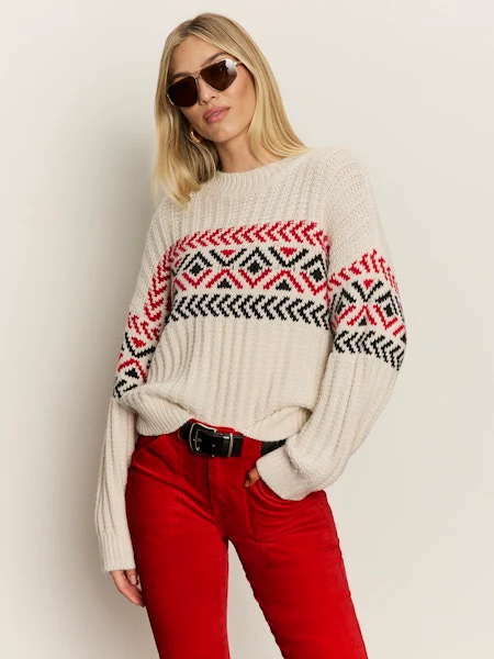 Image of Send It Sweater, Chalk Multi | Sanctuary