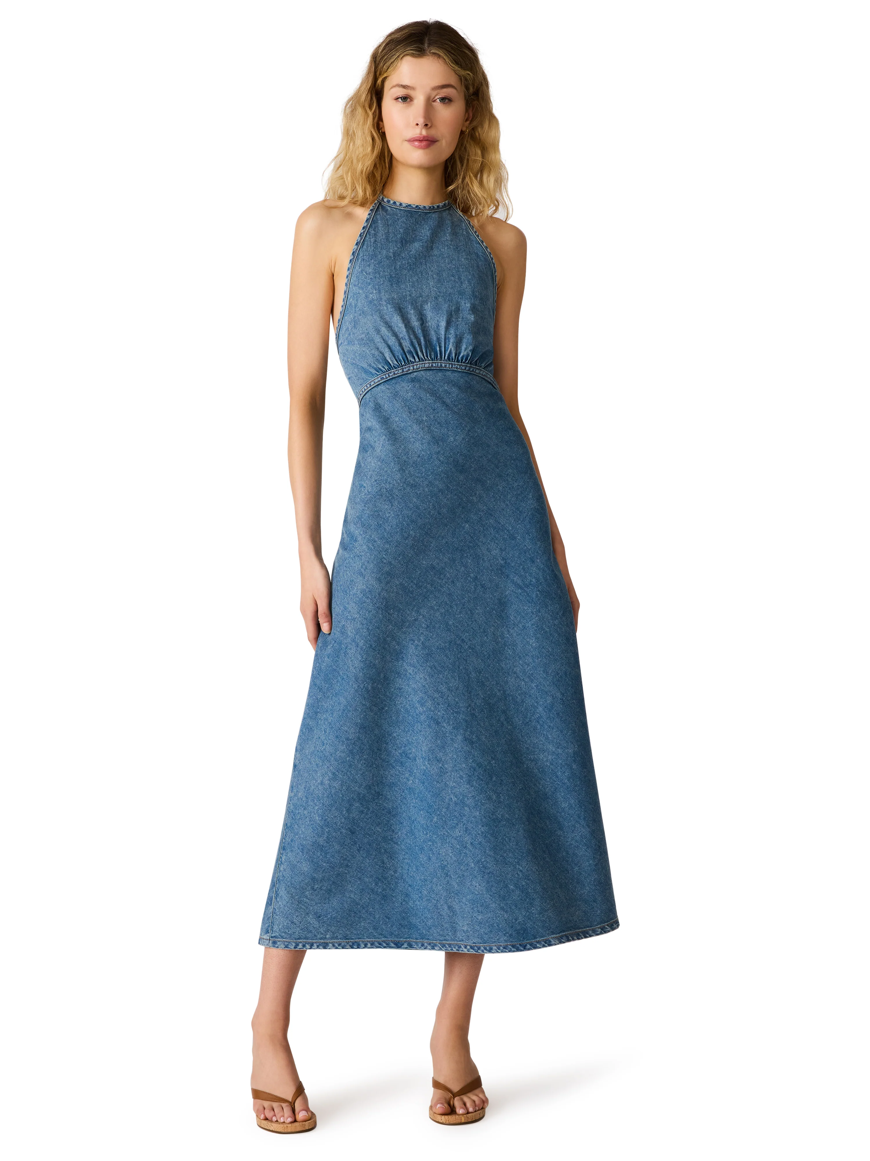 Image of Vilma Dress, Arctic Blue | Steve Madden
