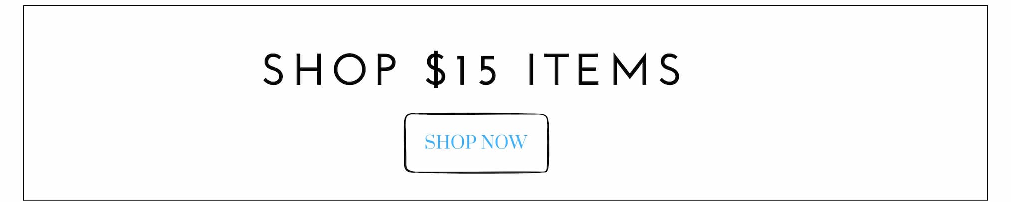 $15 sale
