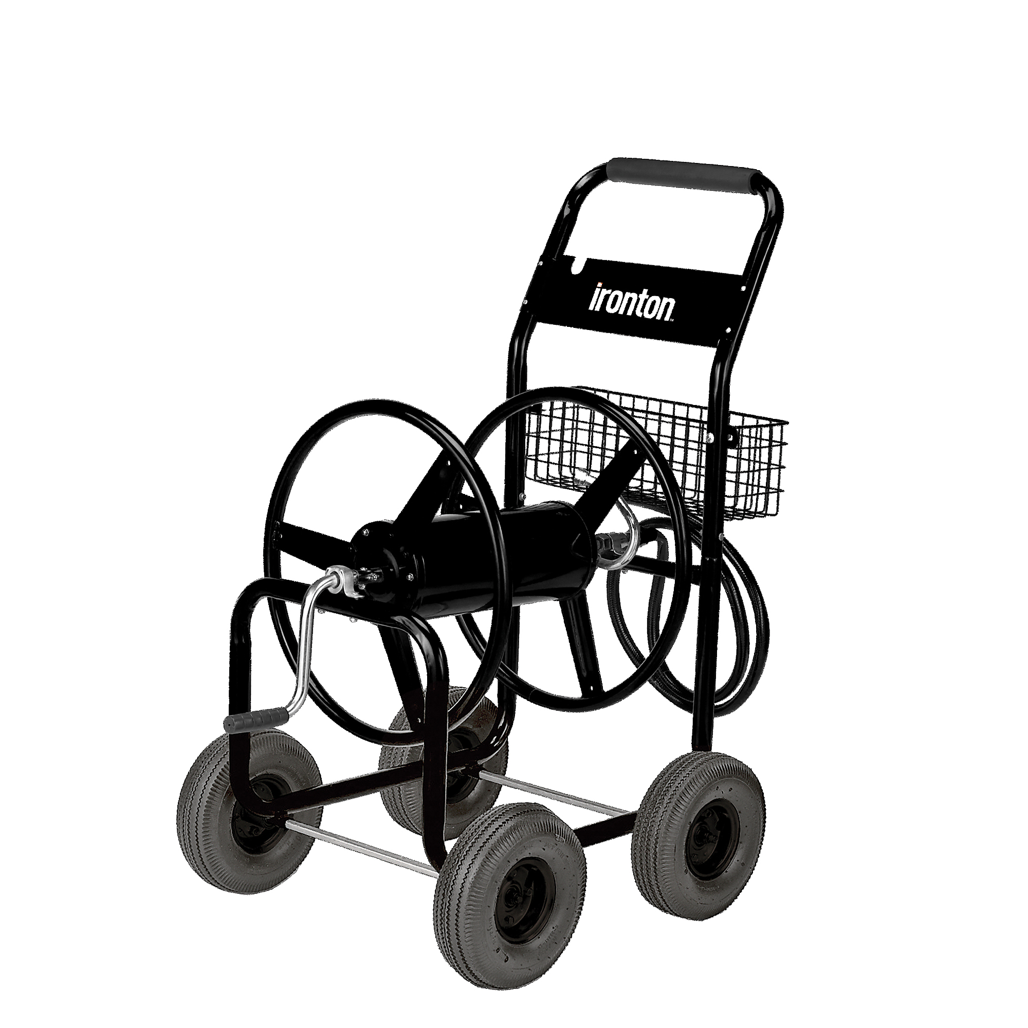 Ironton Garden Hose Reel Cart, Holds 300ft. x 5/8in. Hose