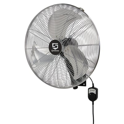 Strongway 20in. Oscillating Wall-Mount Fan, 3600 CFM