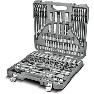 Ingersoll Rand SAE/Metric Master Mechanics Tool Set, 205 Pcs., Model #752022