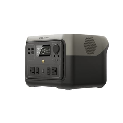 EcoFlow, RIVER 2 MAX Portable Power Station, Model# ZMR610-B-US