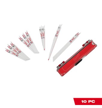 Milwaukee SAWZALL Blade Set, 10-Pc., Model# 49-22-1110