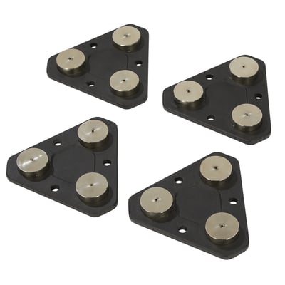 Strongway Speed Skate Movers, 1650-Lb. Load Capacity, Aluminum, Set of 4