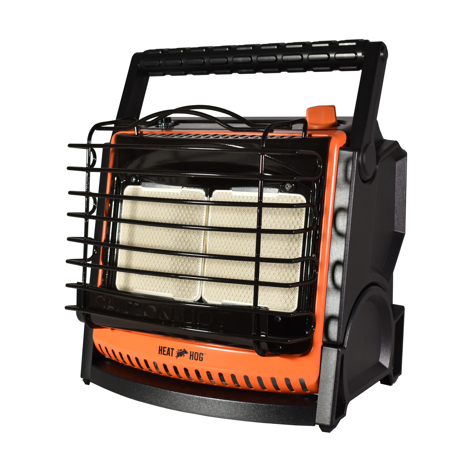 Heat Hog, Indoor/Outdoor Propane Portable Space Heater, Heat Type Radiant, Heat Output 18000 Btu/hour, Heating Capability 250 ft², Model# HH-18SLN-A