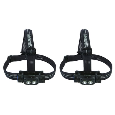 Strongway High-Power Rechargeable LED Headlamp, 1000 Lumens, 2-Pk.