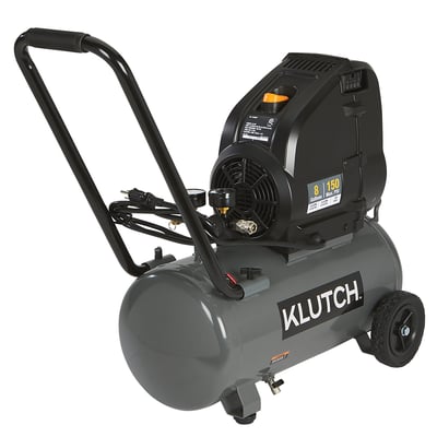 Klutch 8-Gal. Hot Dog Air Compressor, 2 HP Motor, 120 Volts, 150 PSI