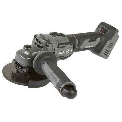 Klutch 4-1/2in. Angle Grinder, KLiQ 20V, 8500 RPM, Brushless, Cordless, Bare Tool