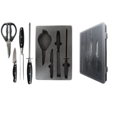 The Trusted Butcher 4-Pc. Chef Set with Case, Model #4006010501