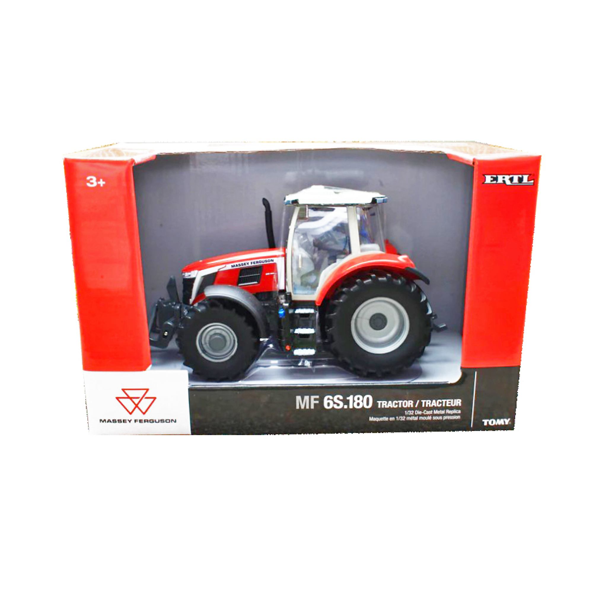 ERTL Massey Ferguson Tractor Replica, 1:32 Scale, Die-Cast, Model# 6S1.80 TR
