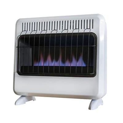 Mr. Heater 30,000 BTU, Vent-Free Blue Flame Heater, Dual Fuel, Natural Gas, LP, MHVFDF30RTT