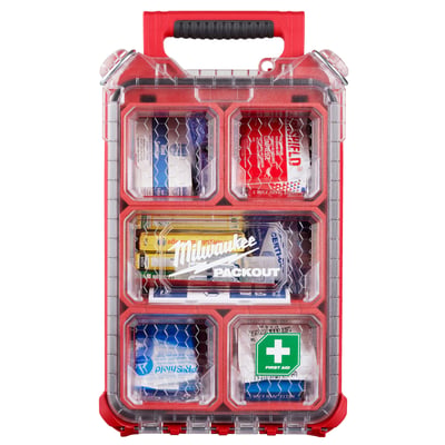 Milwaukee 79-Pc. Class A Type III PACKOUT First Aid Kit, Model# 48-73-8435C
