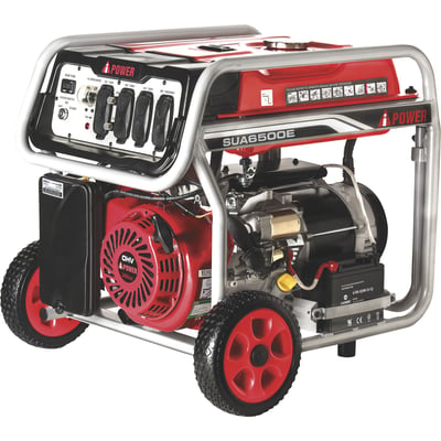 A-iPower Portable Generator — 6500 Surge Watts, 5350 Rated Watts, Model# SUA6650L
