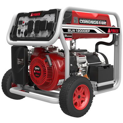 A-iPower, 12000 Watt Portable Generator Heavy Duty, Surge Watts 12000 Rated Watts 9000 Voltage 120/240 Model# SUA12000EP