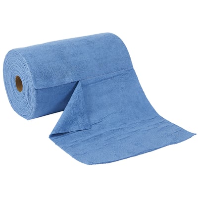 Ironton Easy-Tear Microfiber Towels, 12in. x 12in., Washable, 75-Pk.