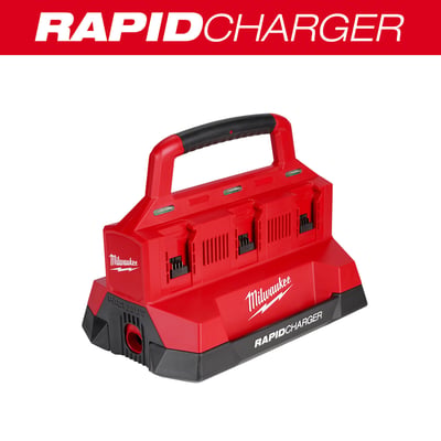 Milwaukee M18 PACKOUT 6-Bay Rapid Charger, Model# 48-59-1809